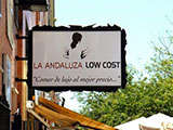 Cartel La Andaluza Low Cost