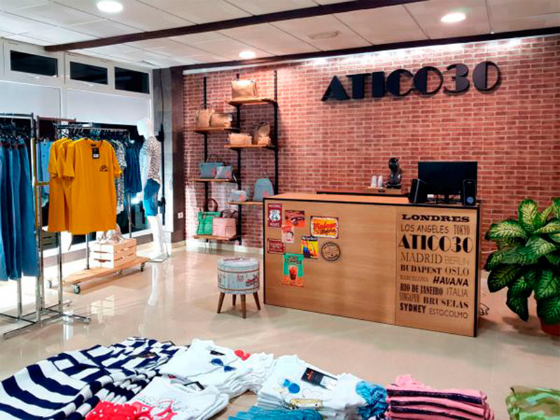 Atico30 tienda interior