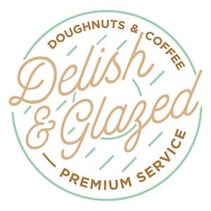 logo delish and glazed